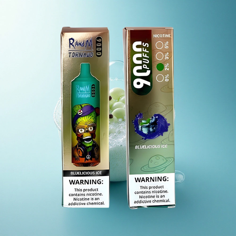 RandM Fumot Tornado 9000 Puffs Bluelicious Ice Mesh 18mL RGB