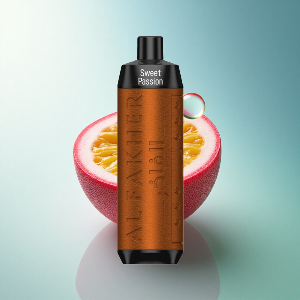 Al Fakher Crown Bar 8000 Crystal Sweet Passionfruit 600mAh 18mL 5mg Nicotine