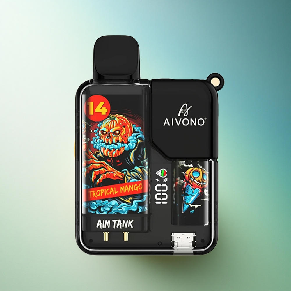 Aivono Aim Tank 9500 Puffs Tropical Mango 650mAh 18ml