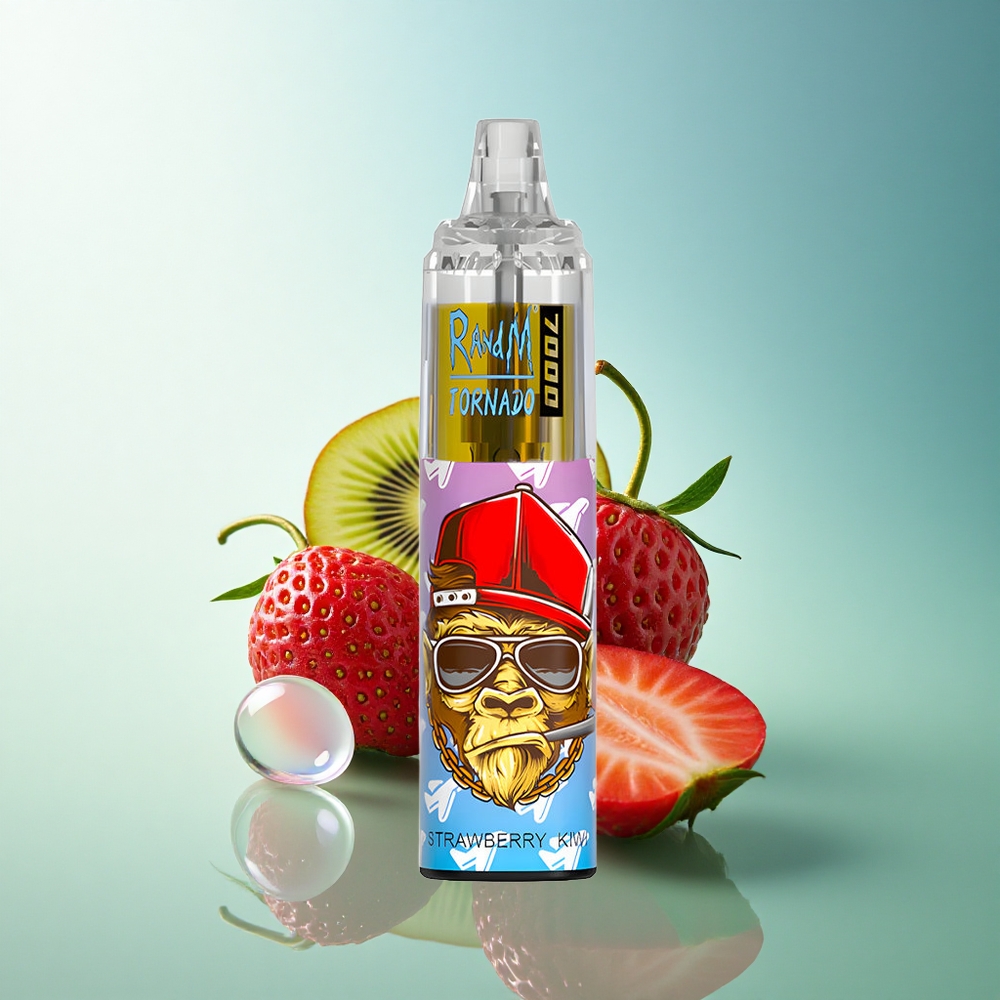 RandM Fumot Tornado 7000 Puffs Strawberry Kiwi Mesh Coil 850mAh