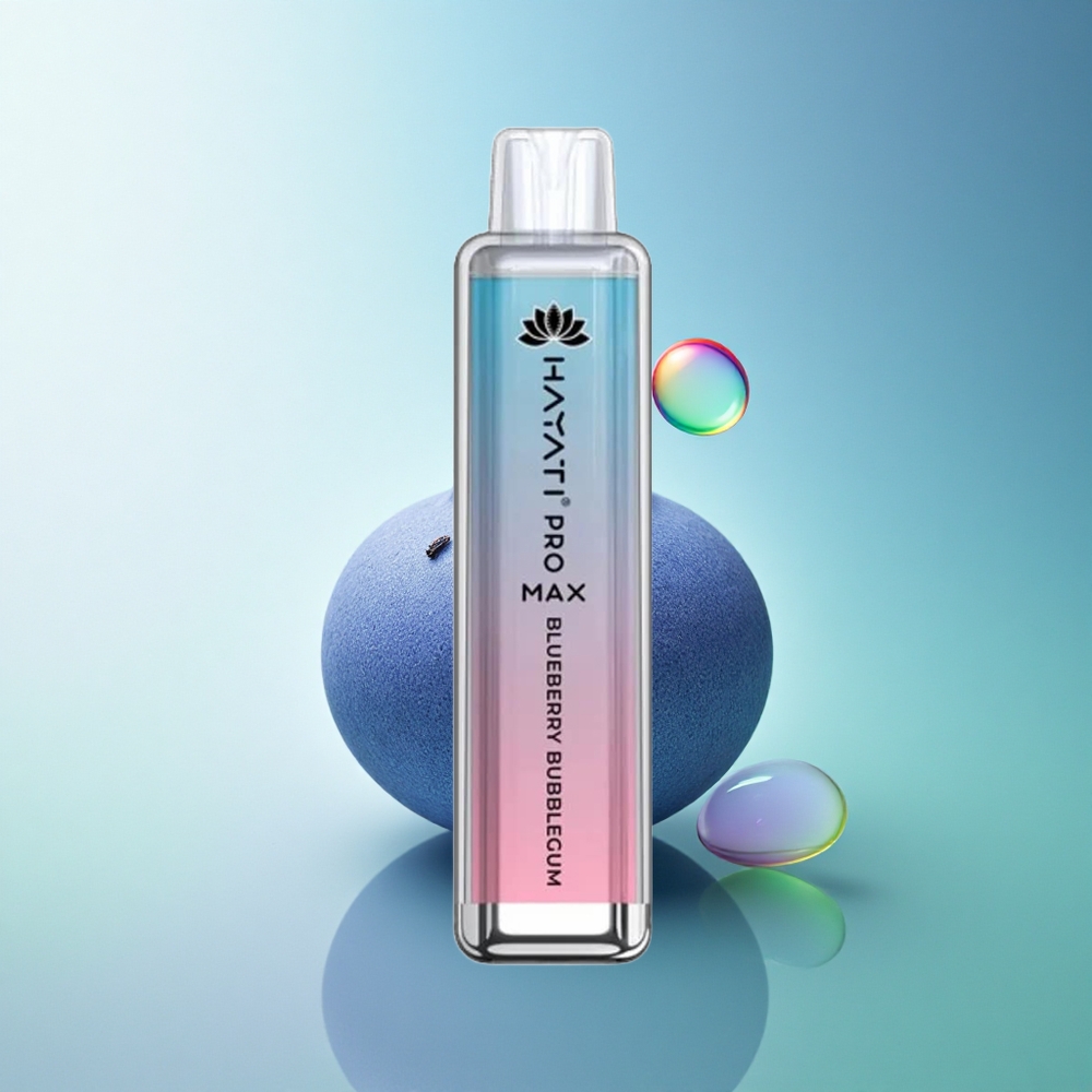 Hayati Pro Max 4000 Puffs Blueberry Bubblegum Dual Mesh 1400mAh Rechargeable