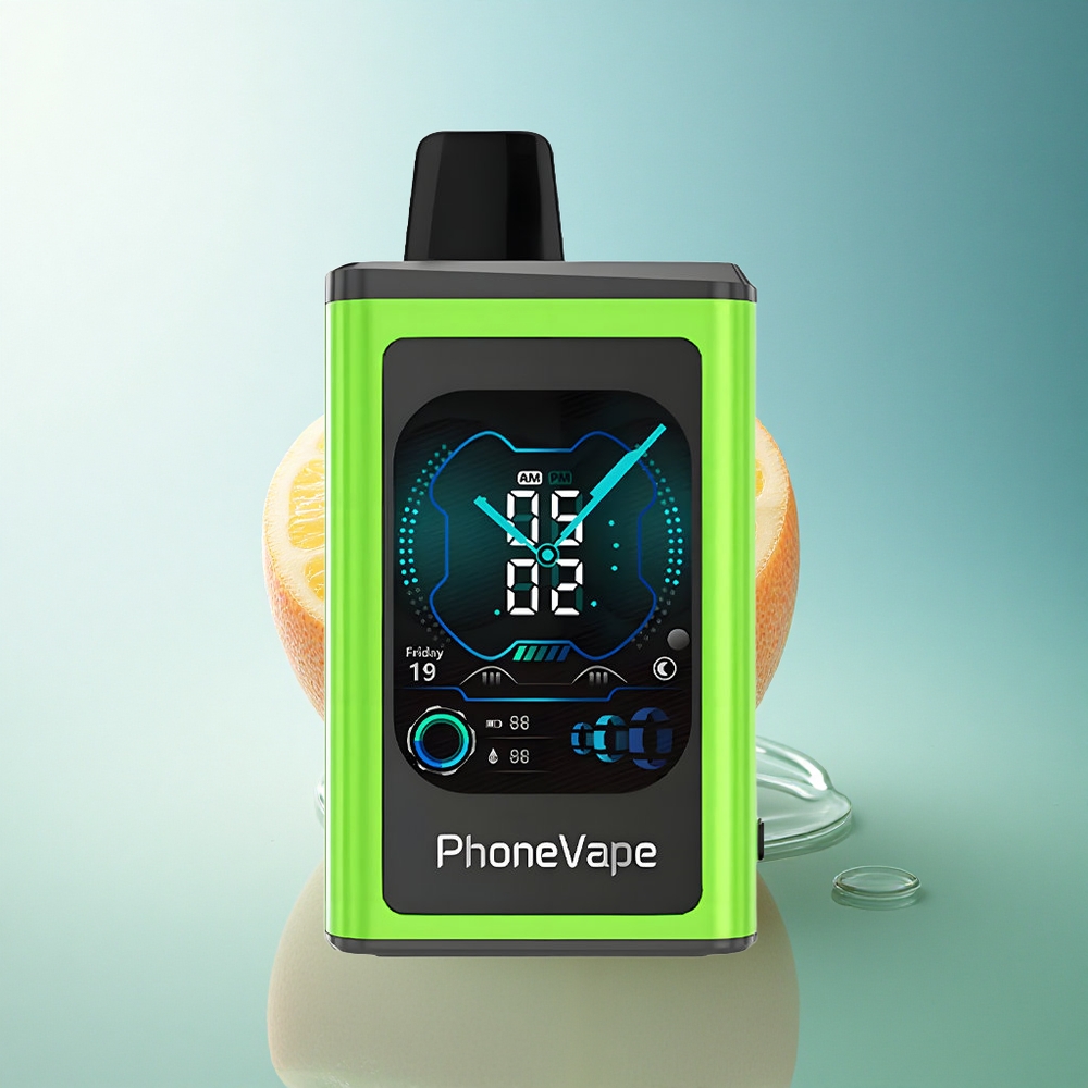 JNR PhoneVape 30000 Sour Apple Ice 850mAh Type-C Adjustable Airflow