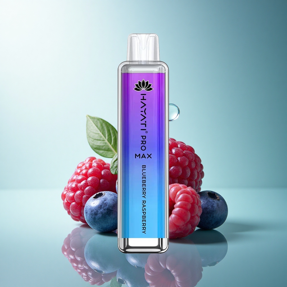 Hayati Pro Max 4000 Puffs Blueberry Raspberry Dual Mesh 1400mAh Disposable Vape