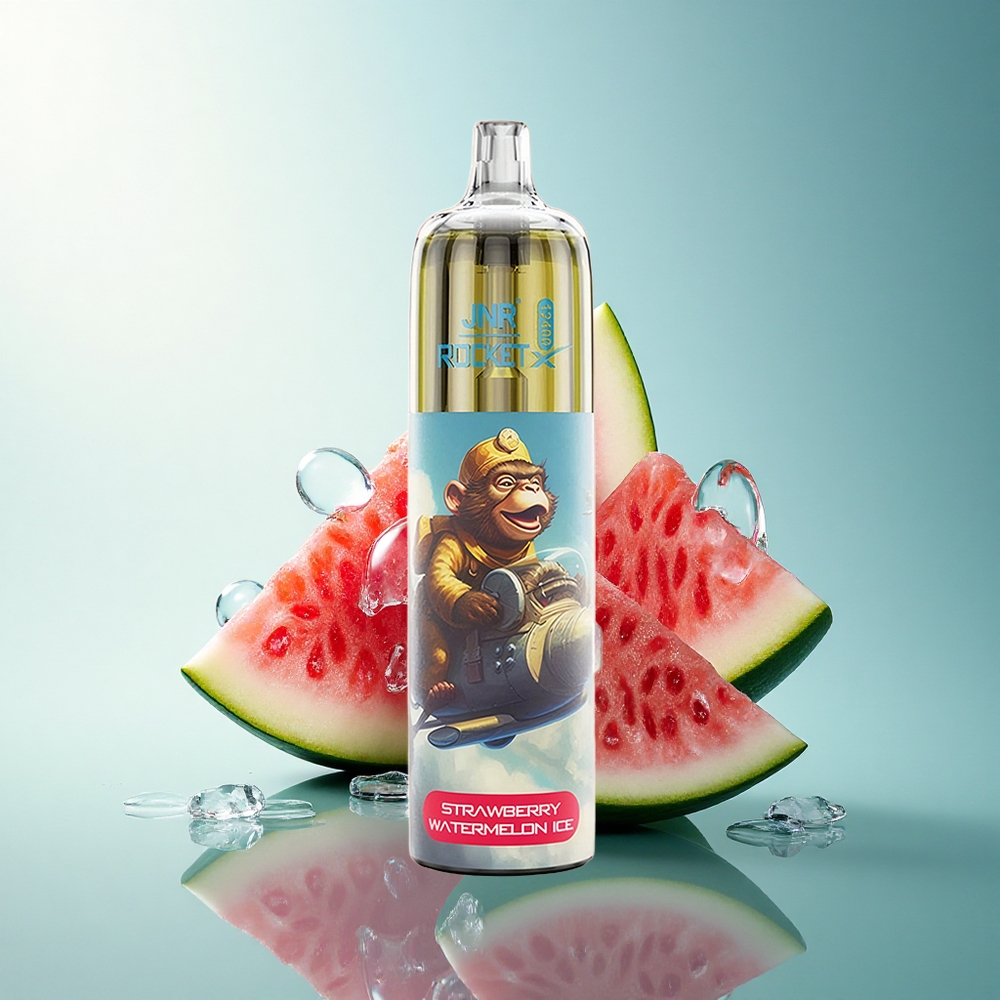JNR Rocket-X 12400 Strawberry Watermelon Ice Adjustable Airflow Type-C Quick Charge 850mAh