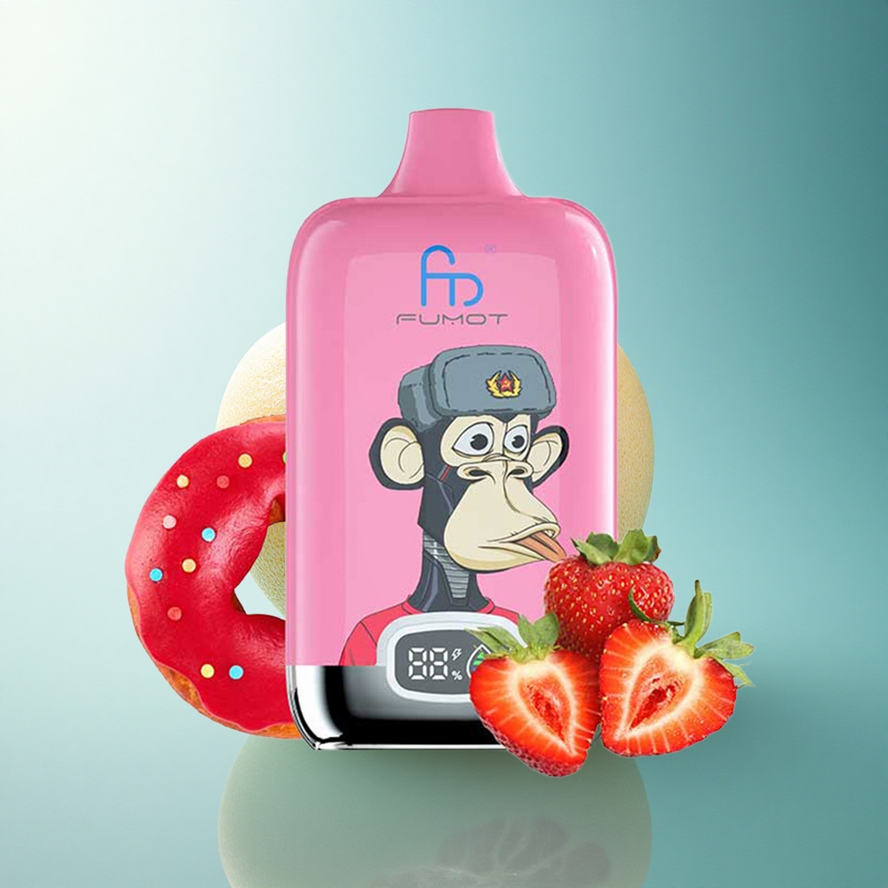 Fumot Tornado Digital Box 12000 Puffs Lush Ice Mesh Coil 550mAh