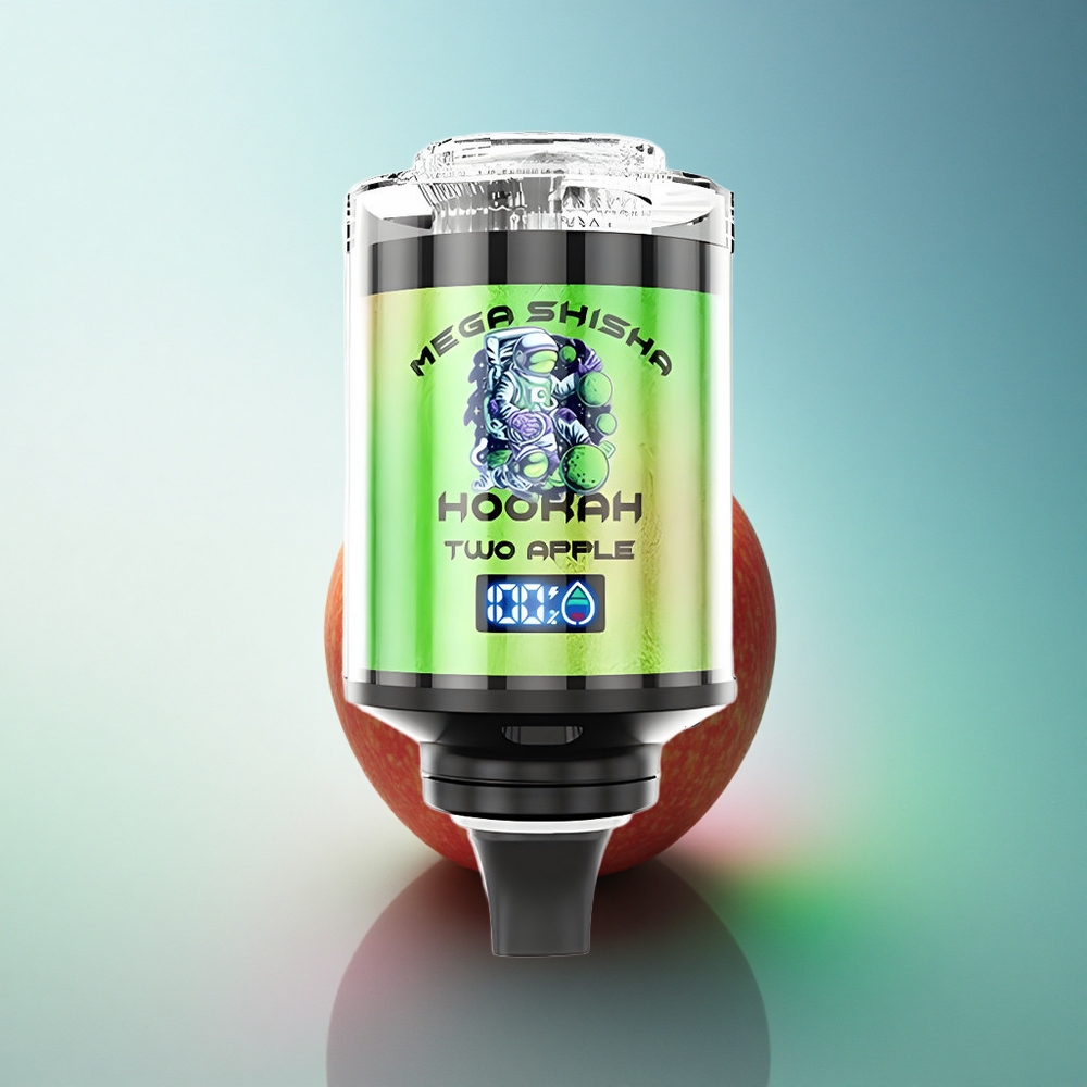 JNR Mega Shisha Hookah 100K Two Apple 2200mAh 60ml 2% Nicotine
