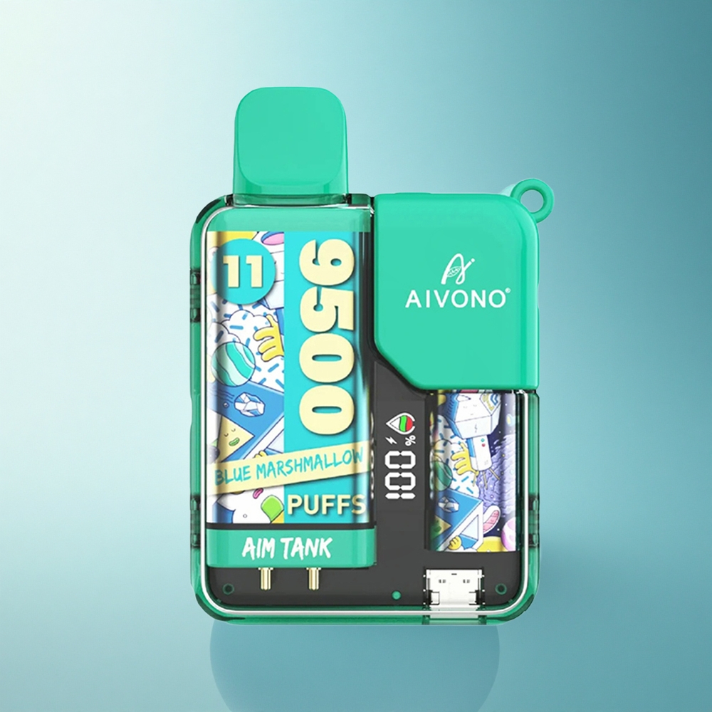 Aivono Aim Tank 9500 Puffs Blue Marshmallow 650mAh 18ml 5% Nicotine