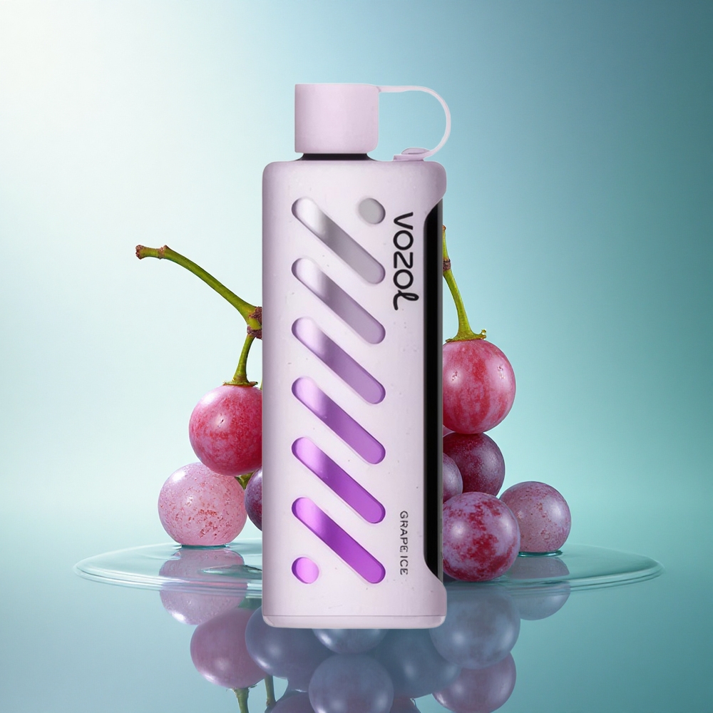 VOZOL Gear Shisha 25000 Puffs Grape Ice Dual Mesh 5mg Nicotine
