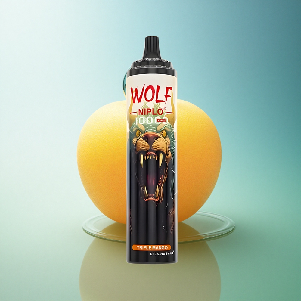 JNR Wolf Niplo 10000 Triple Mango 20ml 650mAh 5% Nicotine