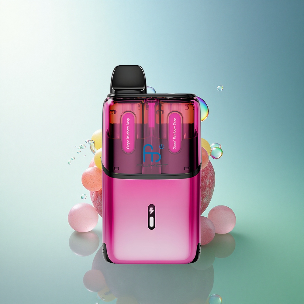 Fumot Ultra T32000 Puffs Strawberry Rainbow Drops - 800mAh Mesh Coil