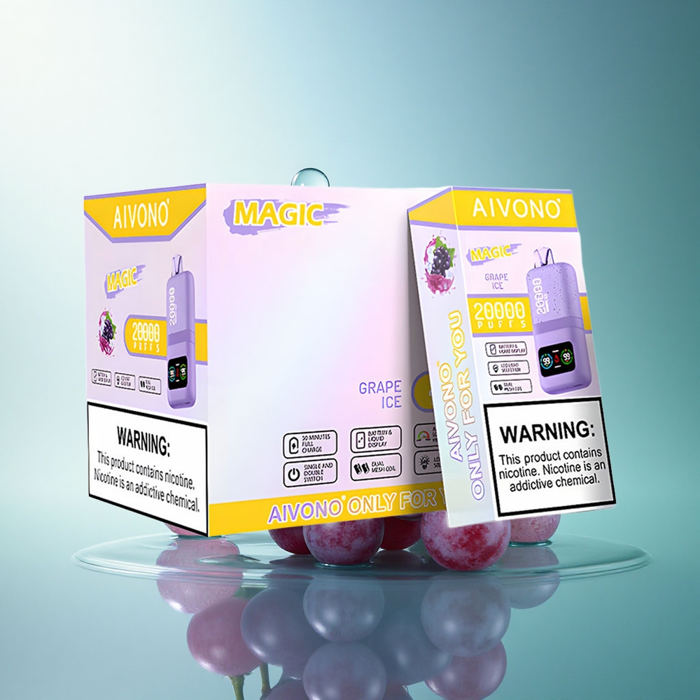 Aivono Aim Magic 20000 Puffs Grape Ice Dual Mesh 600mAh
