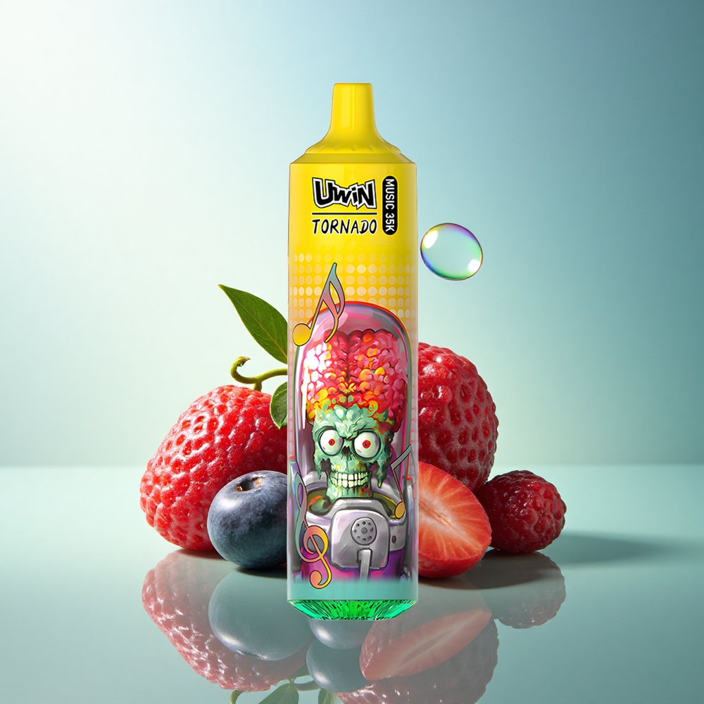 Uwin Tornado 35K Music Puffs Mixed Berries Mesh Coil 1.0 Ohm 600mAh
