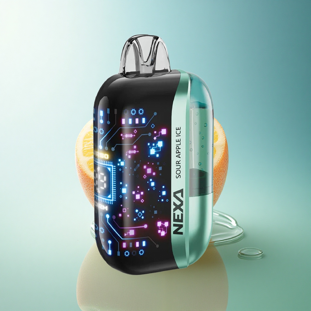 NEXA Ultra 50000 Puffs Sour Apple Ice 20ml 5% Nicotine 800mAh