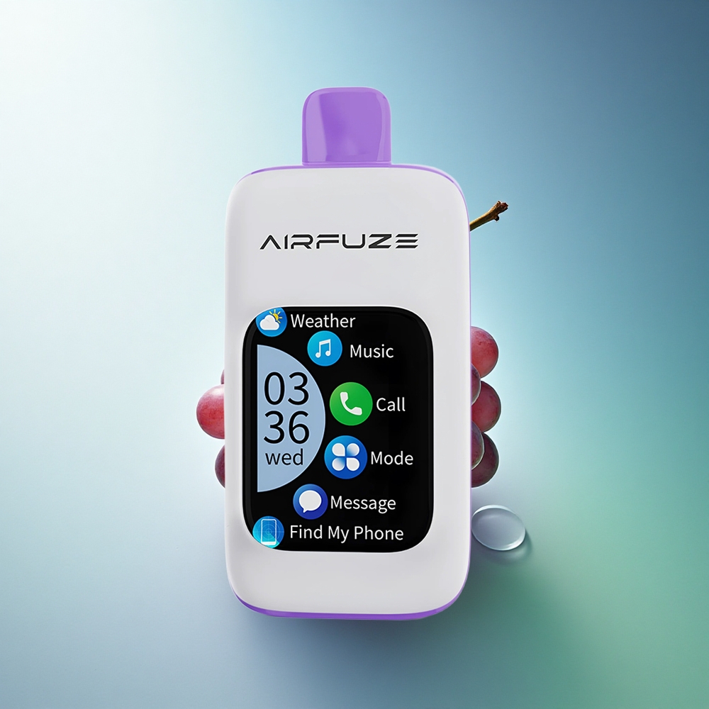 AirFuze Smart Pro 40000 Puffs Grape Burst Wireless Rechargeable 900mAh 5% Nicotine