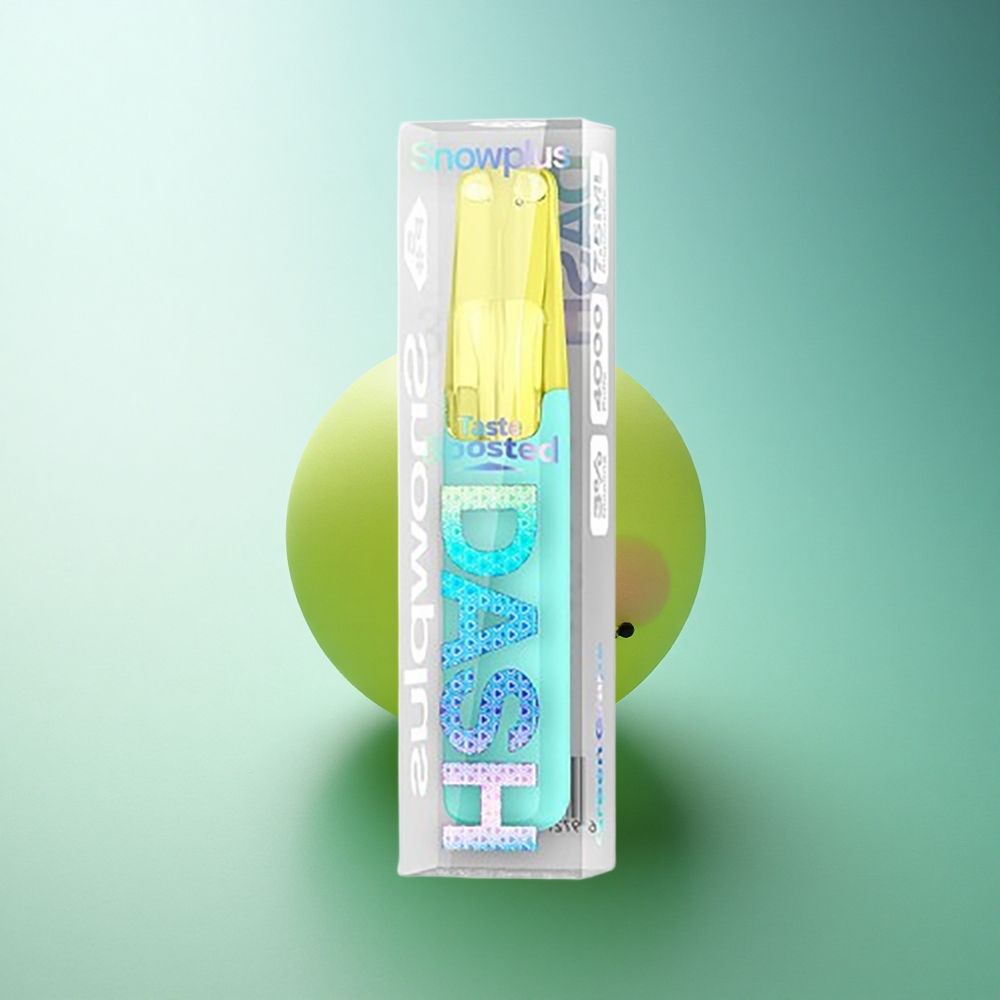 Snowplus Dash 4000 Puffs Green Grape Ceramic 530mAh 5% Nicotine