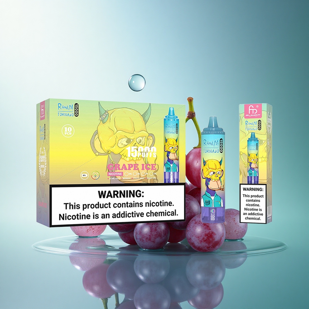 RandM Fumot Tornado 15000 Puffs Grape Ice 25ml