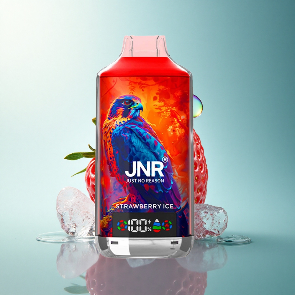 JNR Falcon X 18000 Strawberry Ice Dual Mesh 750mAh