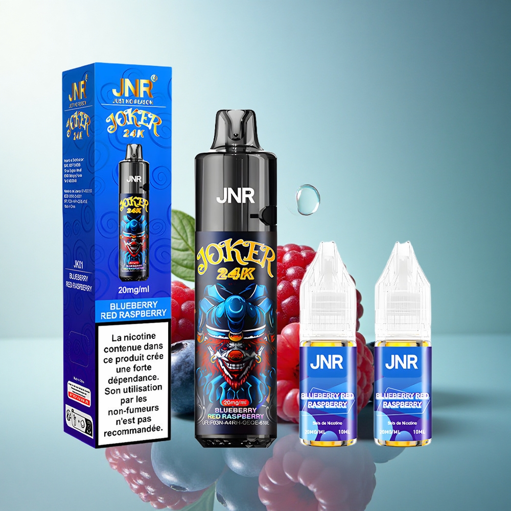 JNR Joker 24K Blueberry Red Raspberry 800mAh 2% Nicotine