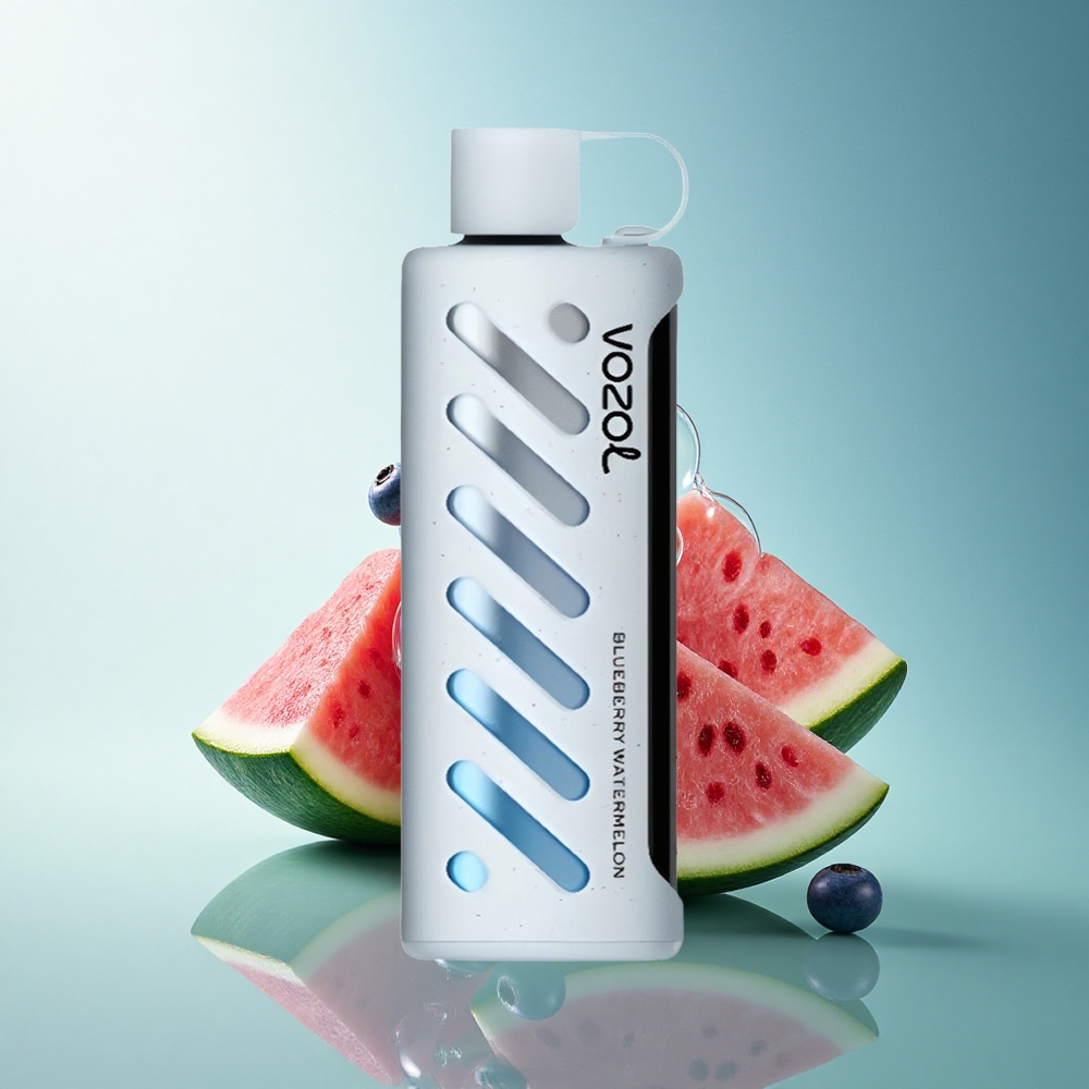 VOZOL Gear Shisha 25000 Puffs Blueberry Watermelon Dual Mesh 1000mAh 5mg Nicotine