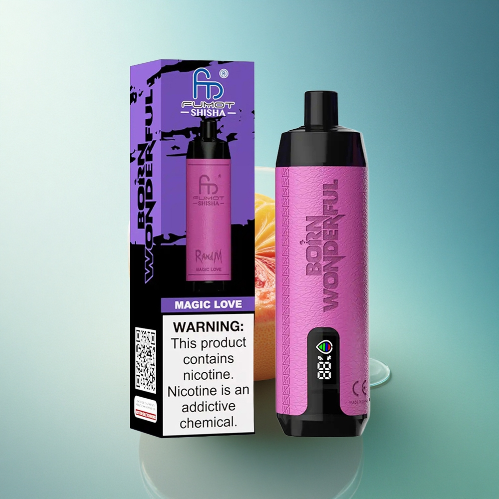RandM Fumot Shisha 10000 Puffs Magic Love 18ml Prefilled e-liquid 0.5% Nicotine