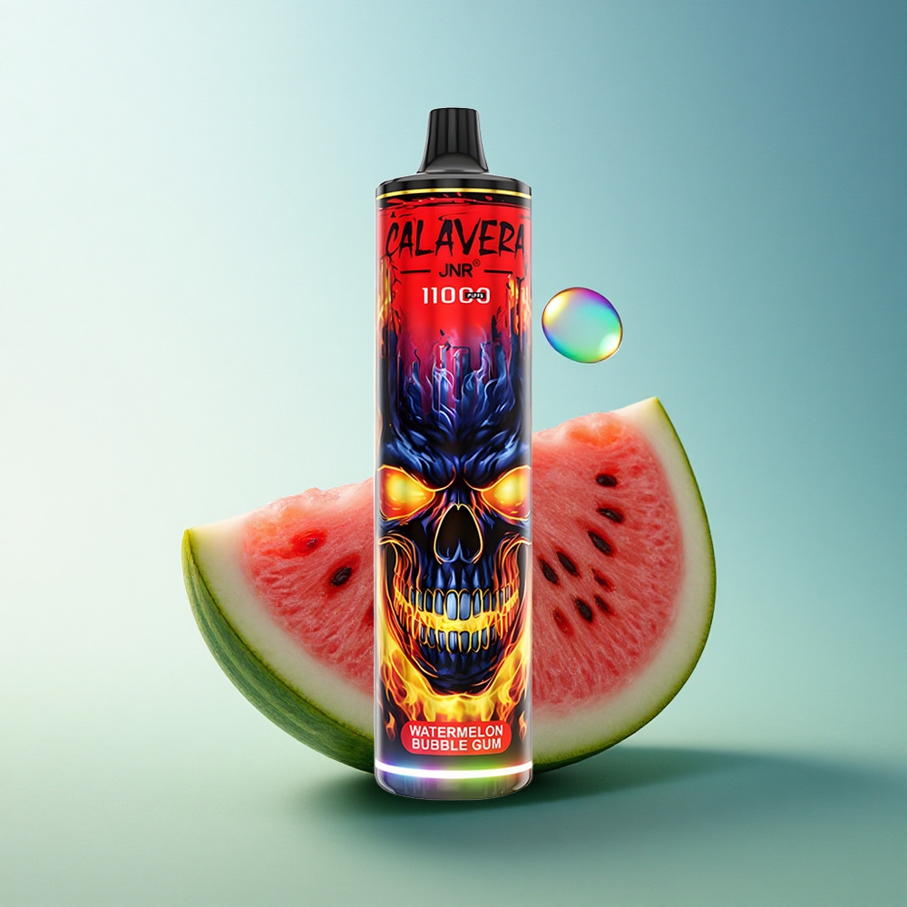 JNR Calavera 11000 Watermelon Bubble Gum 850mAh 21ml 5% Nicotine