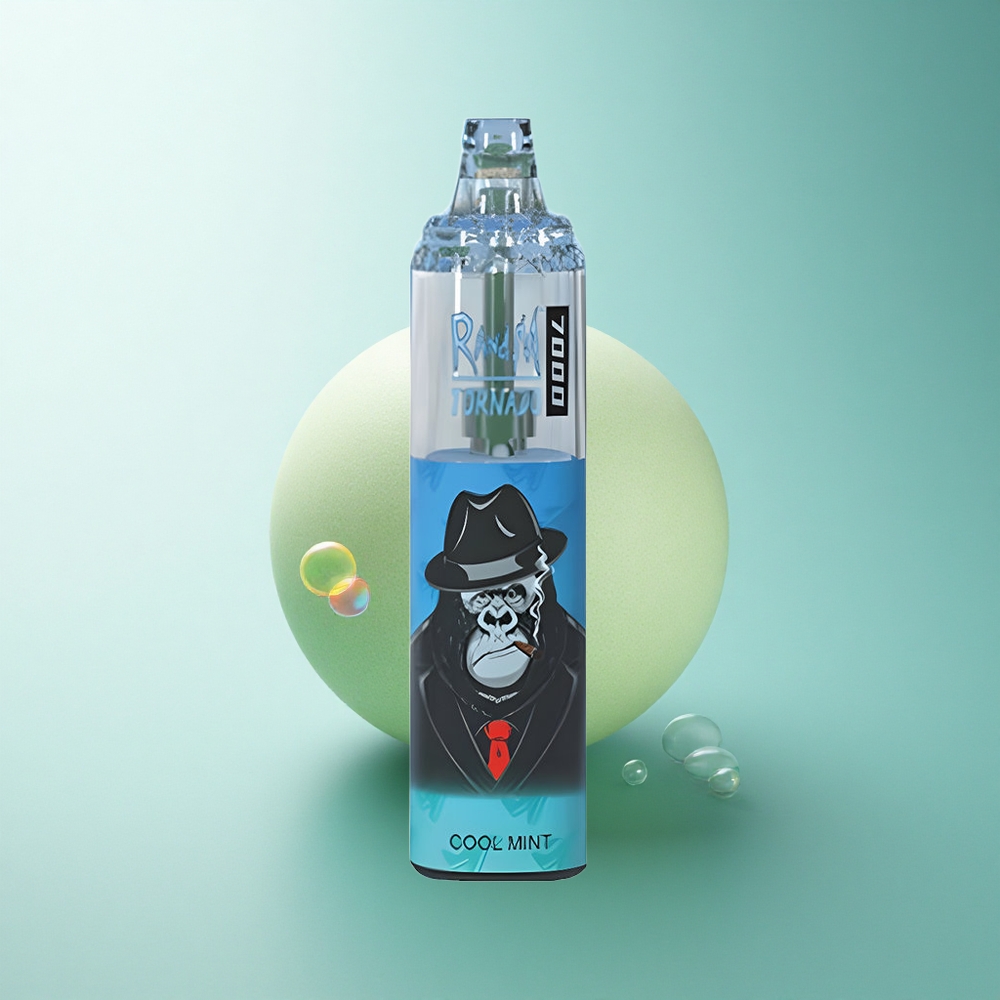 RandM Fumot Tornado 7000 Puffs Cool Mint Mesh Coil 850mAh Air-Adjustable