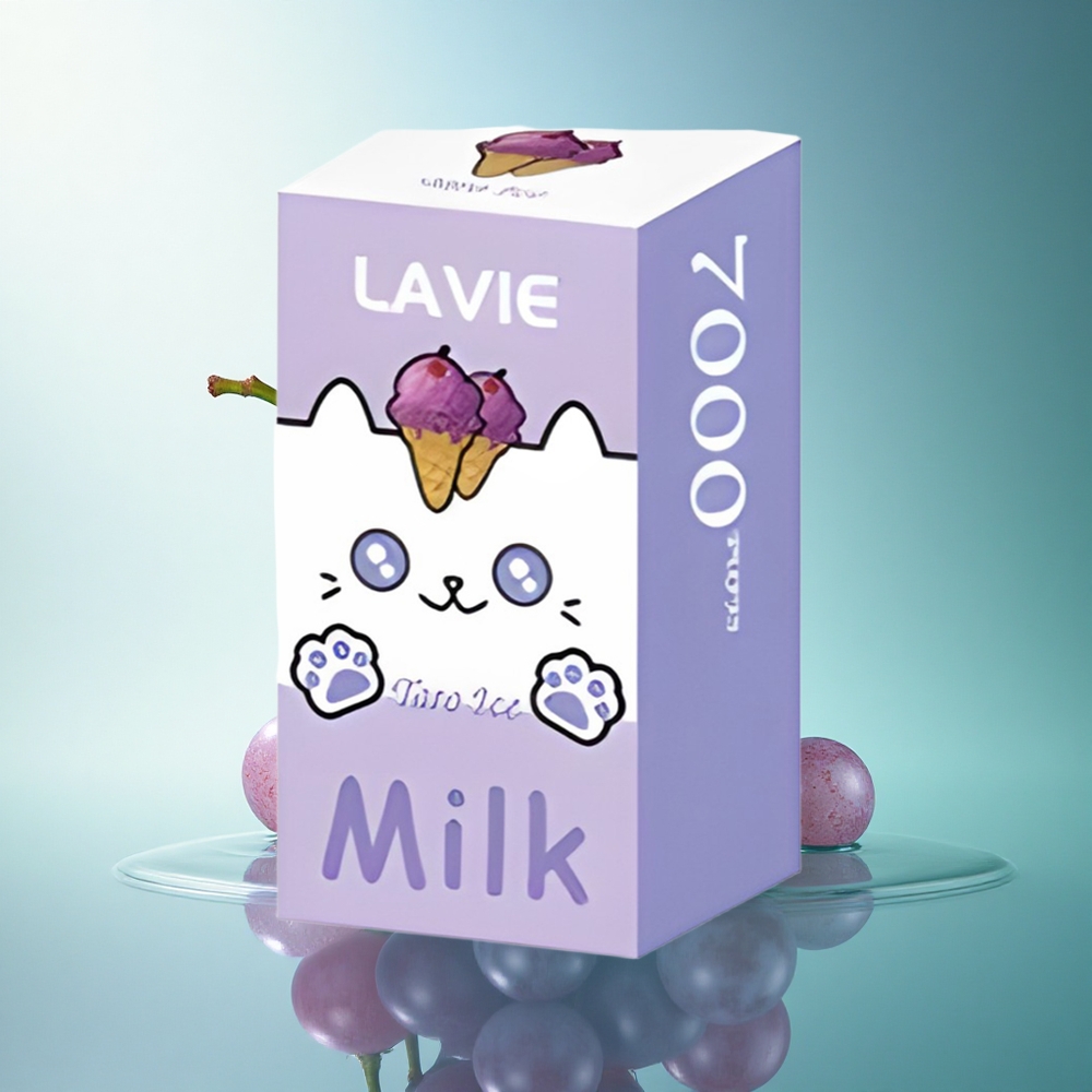 Lavie Milk 7000 Puffs Grape Ice 16ML 600mAh