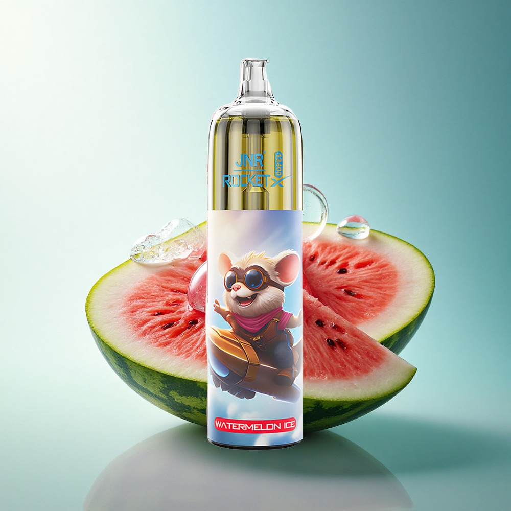 JNR Rocket-X 12400 Watermelon Ice Mesh Coil 850mAh Adjustable Airflow