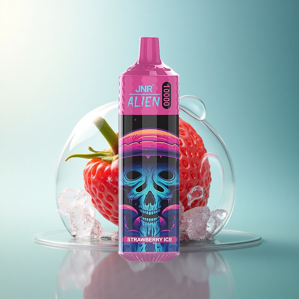 JNR Alien 10000 Strawberry Ice 850mAh RGB