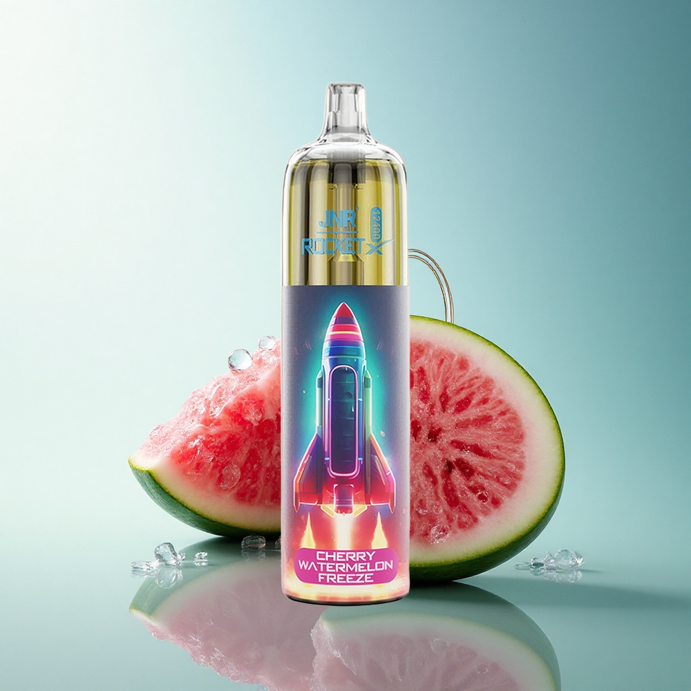 JNR Rocket-X 12400 Cherry Watermelon Freeze Adjustable Airflow RGB Lights 850mAh