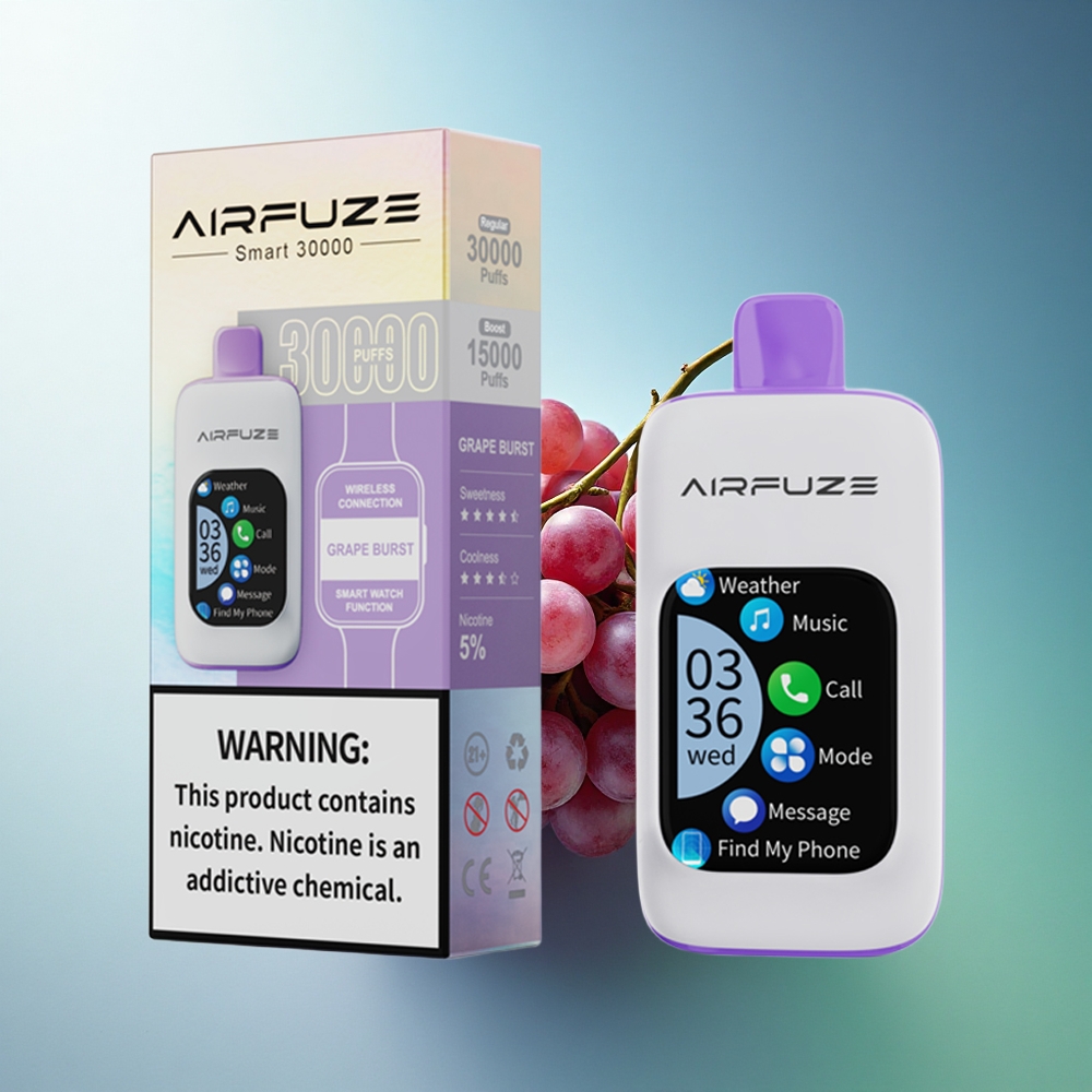 AirFuze Smart 30000 Puffs Grape Burst 5% Nicotine 900mAh
