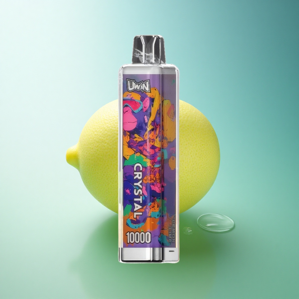 Uwin Crystal 10000 Puffs Lemon Lime RGB 18ml 650mAh Type-C Mesh