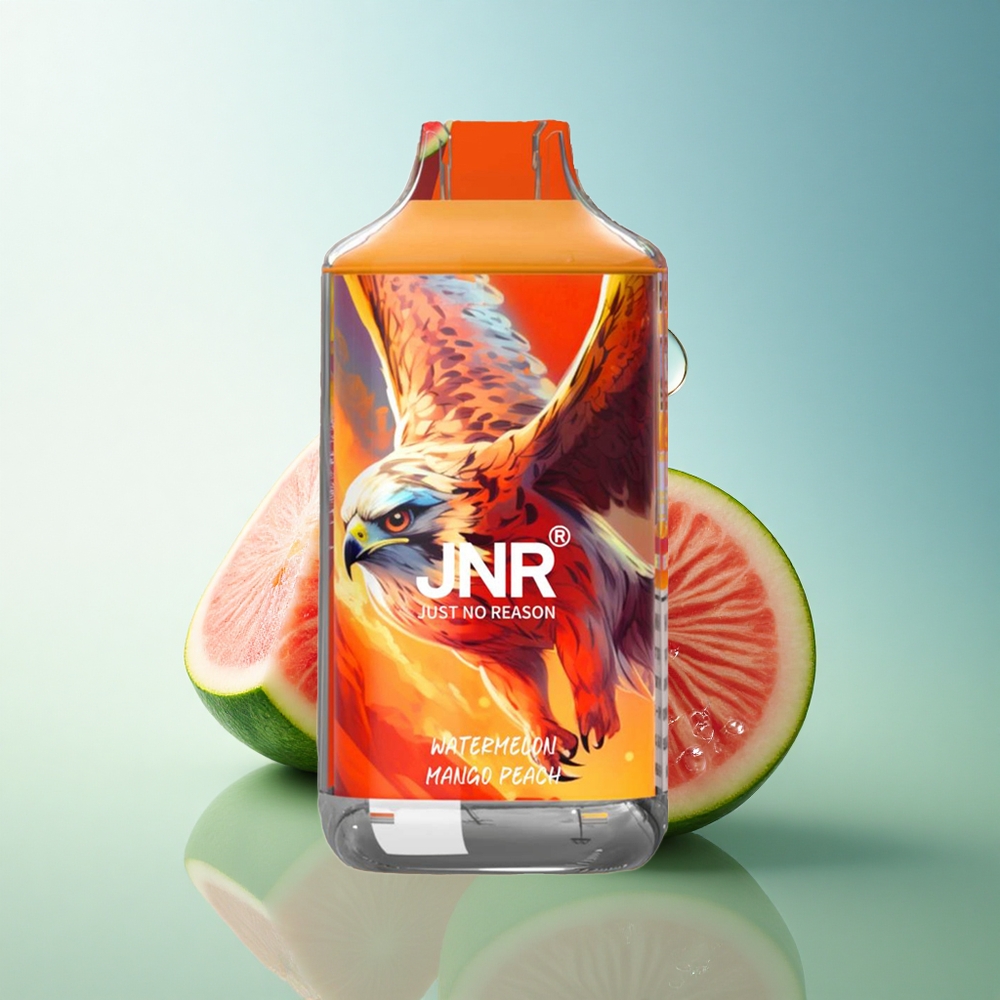 JNR Falcon 16000 Watermelon Mango Peach 22ml Dual Mesh Coil 850mAh