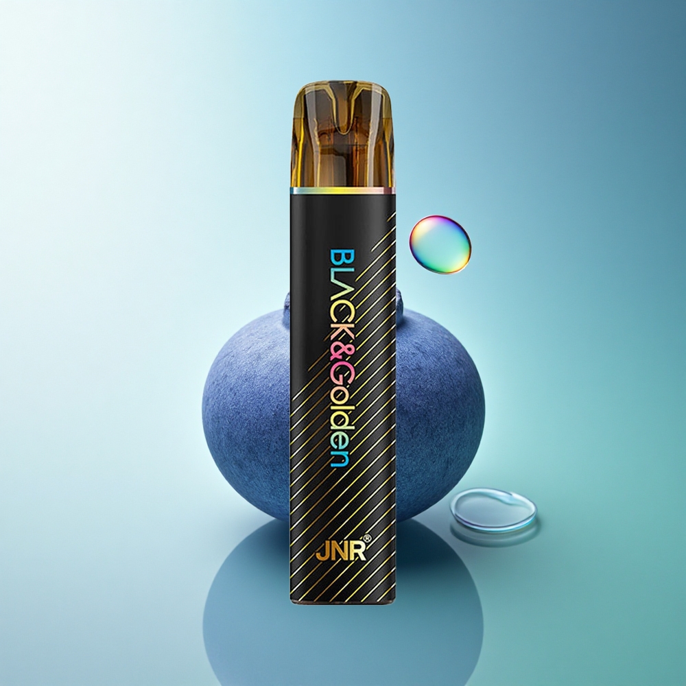 JNR Black&Golden 600+200 Blueberry Bubble Gum 550mAh 2ml Nicotine 2%