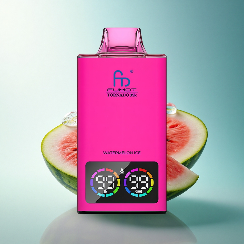 Fumot Tornado 35000 Puffs Watermelon Ice Dual Mesh Coil USB-C 700mAh
