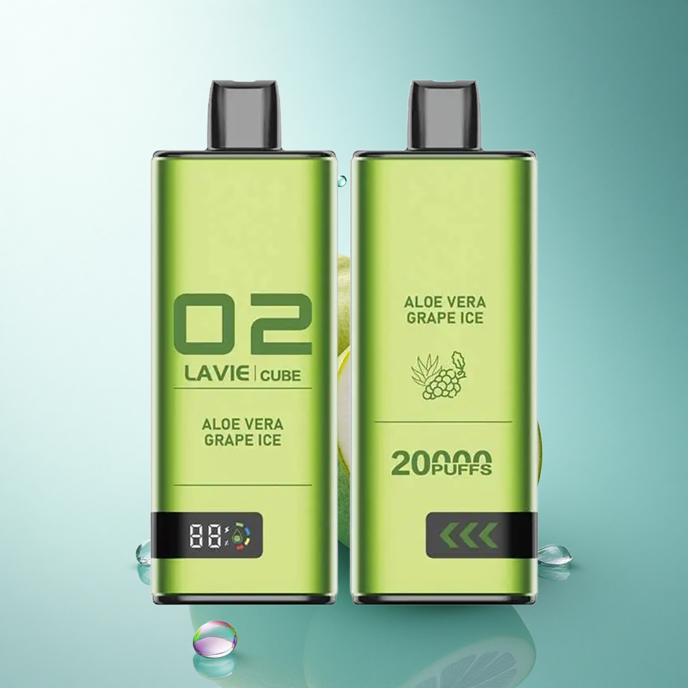 Lavie Cube 20000 Puffs Aloe Vera Grape Ice 28mL 5% Nicotine