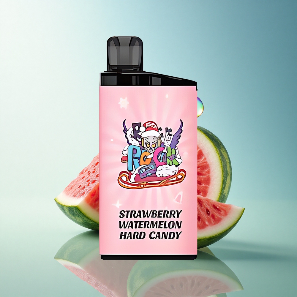 IGET Bar 3500 Puffs Strawberry Watermelon Hard Candy with 1400 mAh Battery