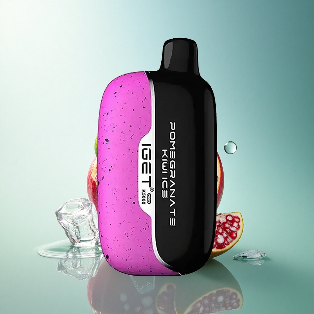IGET Moon K5000 Puffs Pomegranate Kiwi Ice PC Mesh Coil 1.35 Ohm