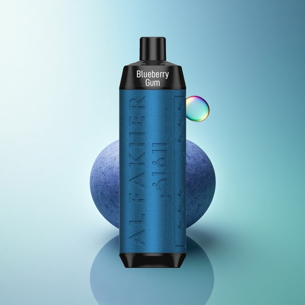Al Fakher Crown Bar 8000 Crystal Blueberry Gum Crystal 600mAh USB-C Nicotine