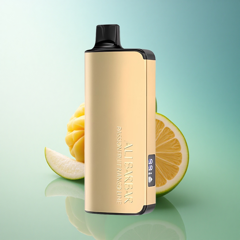 Alibarbar Ingot 9000 Puffs Passionfruit Mango Lime 22ml 2350mAh LED