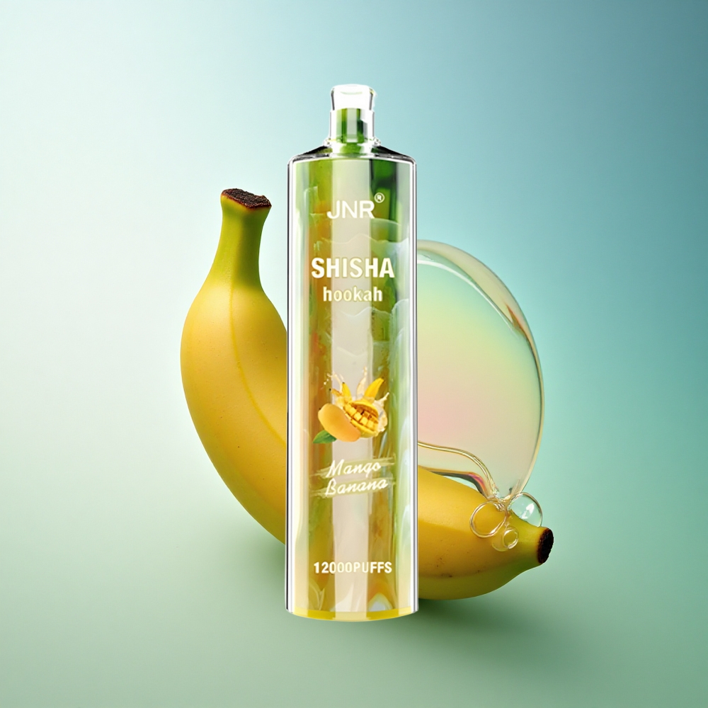 JNR Shisha Hookah 12000 Mango Banana 750mAh 24ml Mesh Coil