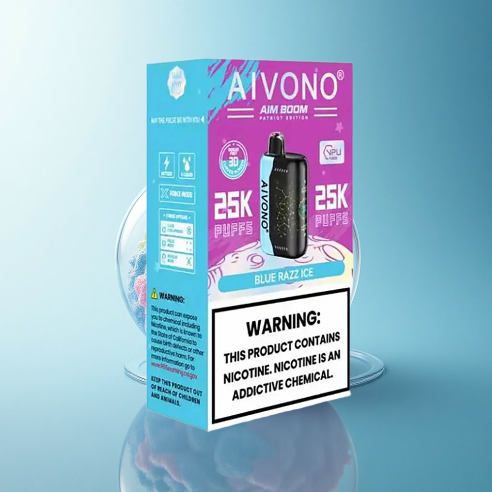 Aivono Aim Boom 25000 Puffs Blue Razz Ice 650mAh 28ml