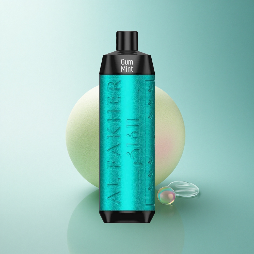 Al Fakher Crown Bar 8000 Crystal Gum Mint Crystal Disposable Vape 600mAh 18ml 5mg Nicotine