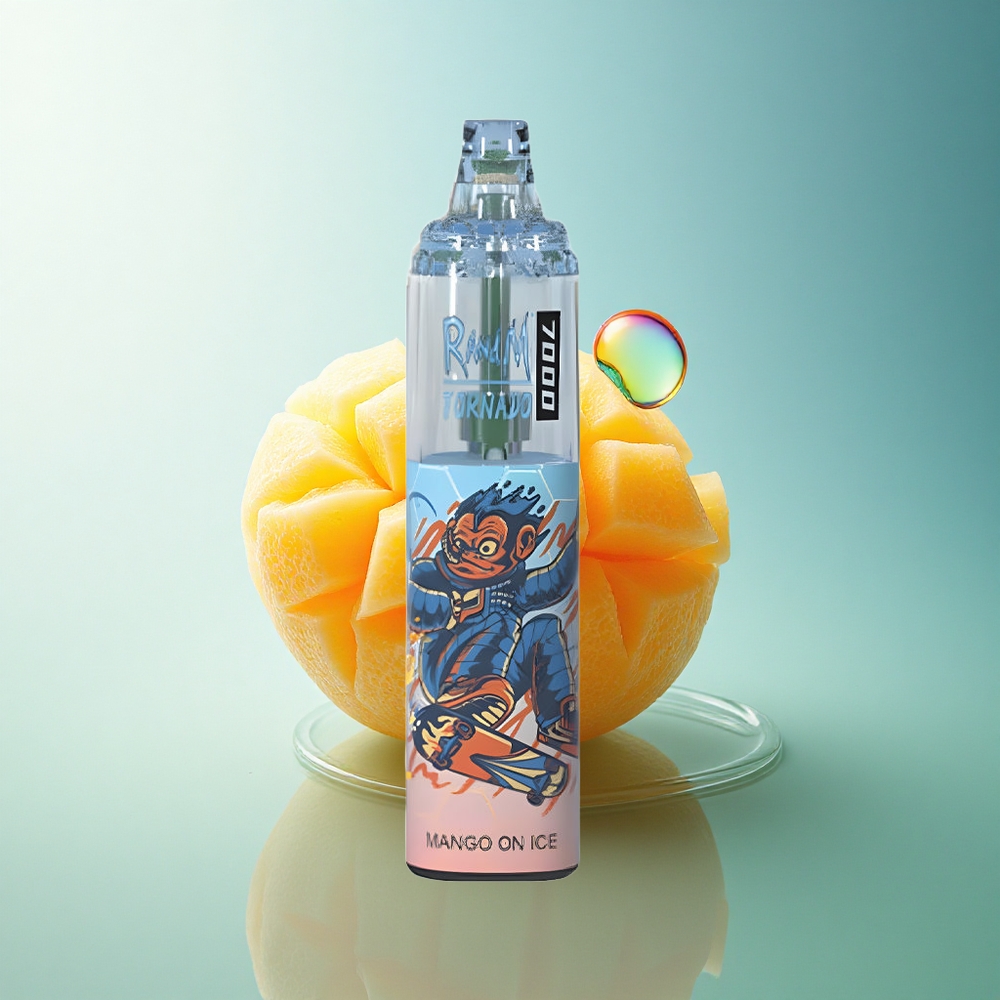 RandM Fumot Tornado 7000 Puffs Mango On Ice Mesh Coil 850mAh