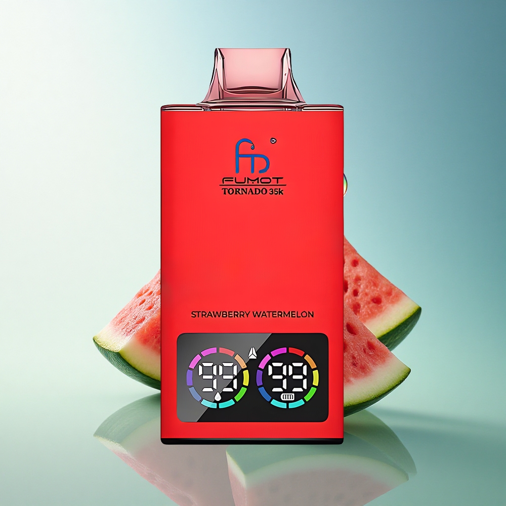 Fumot Tornado 35000 Puffs Strawberry Watermelon Dual Mesh 15ml 700mAh