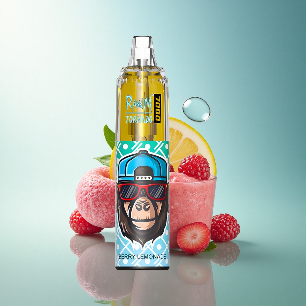 RandM Fumot Tornado 7000 Puffs Berry Lemonade Mesh Coil 850mAh