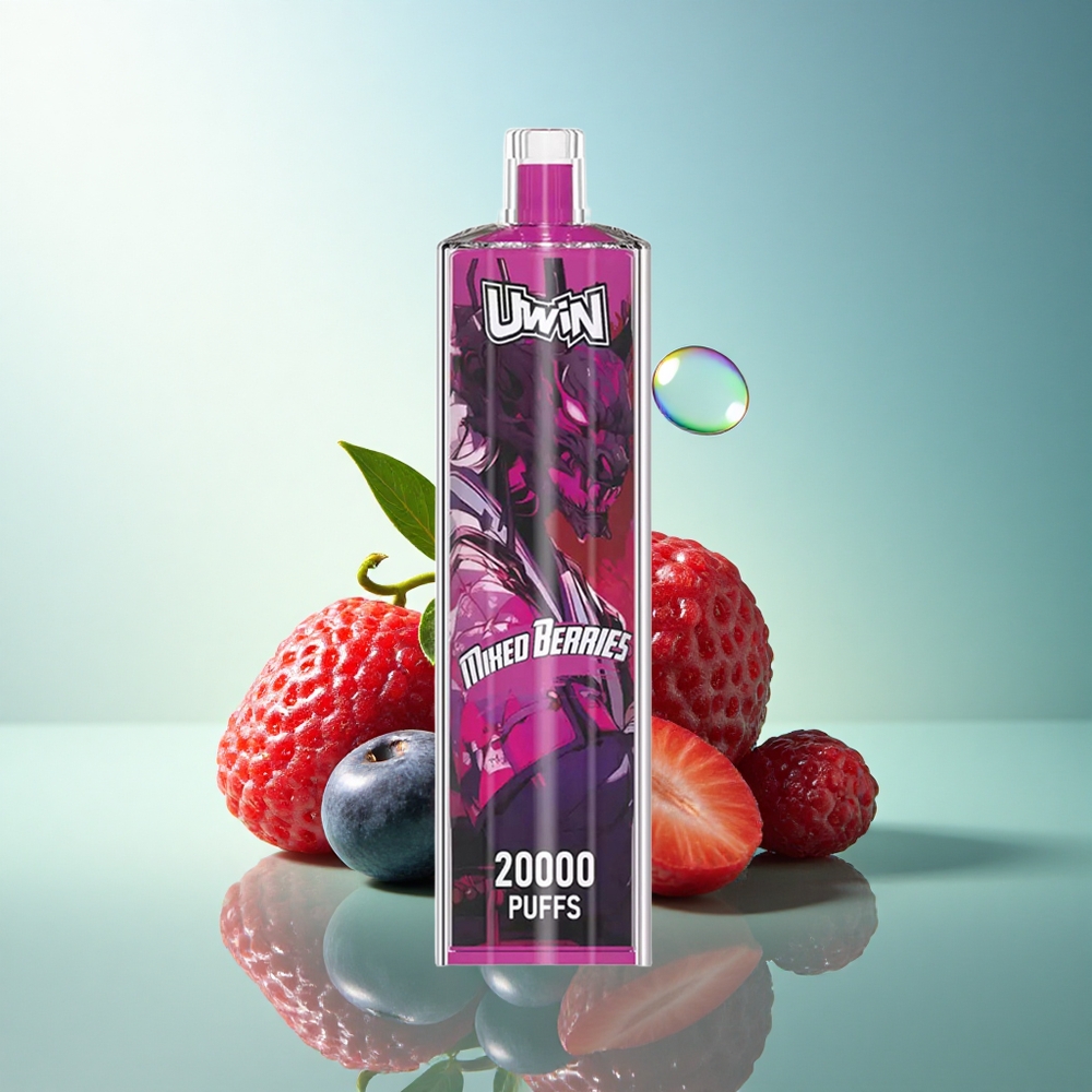 Uwin Shisha Hookah Crystal 20000 Puffs Mixed Berries Mesh Coil 650mAh