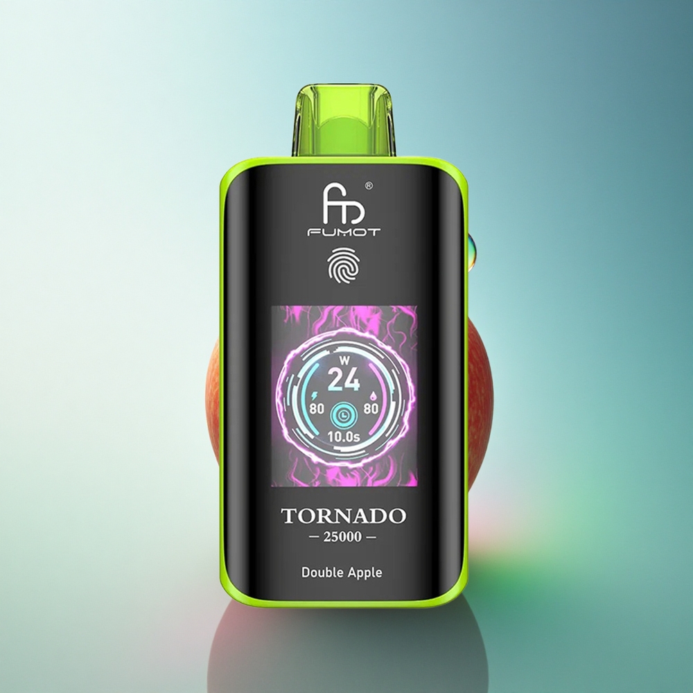 Fumot Tornado 25000 Puffs Double Apple HD Screen 700mAh 20ml Nicotine
