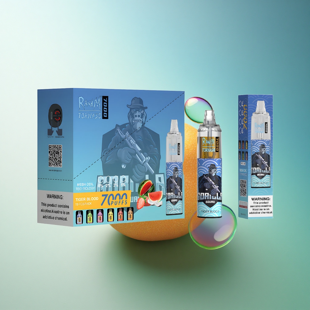 RandM Fumot Tornado 7000 Puffs Tiger Blood Mesh 850mAh 5% Nicotine