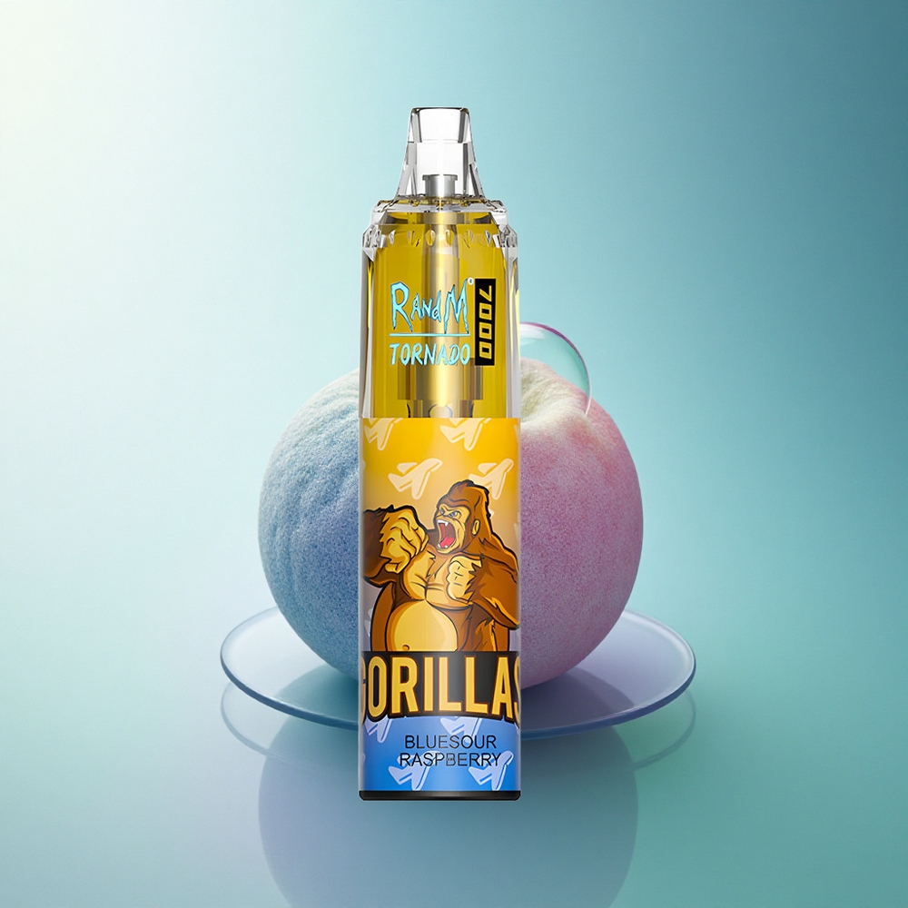 RandM Fumot Tornado 7000 Puffs Bluesour Raspberry Mesh Coil 850mAh Air-Adjustable